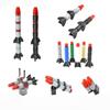 MOC Building Blocks Rocket Launcher Missile Modelling Cannonball Decoration Modification Technical Parts Compatible with Legoeds