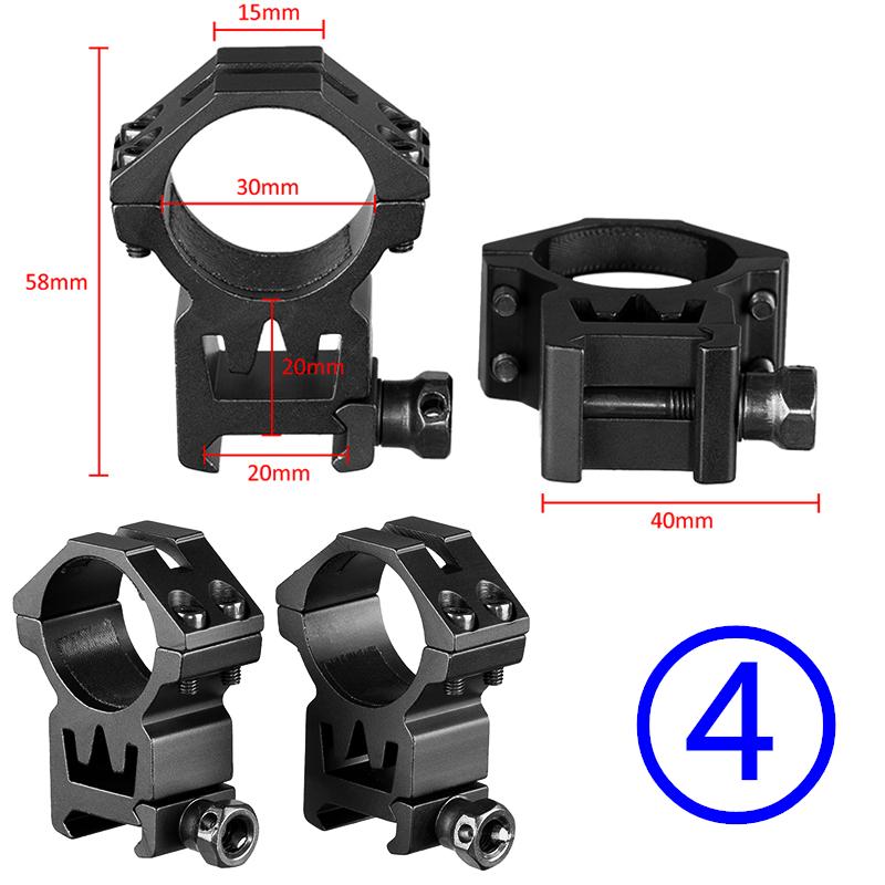 Кольца для охотничьего крепления, диаметр 25,4 мм/30 мм, двойные кольца, рейка, высококачественное крепление