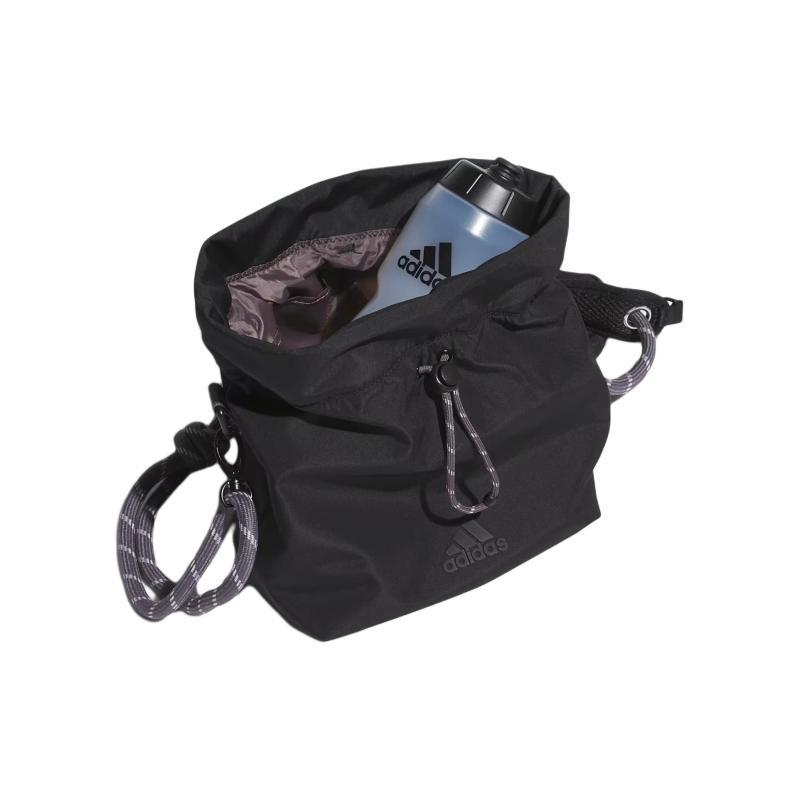 Adidas Полиэстеровая ткань Сумка через плечо Женская черная повседневная IK4776