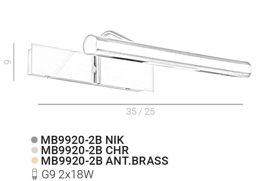 Бра Gallery MB9920-2B NIK Italux