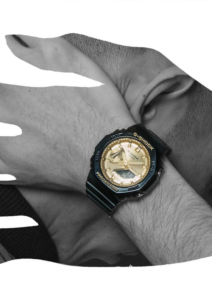 Casio Черные часы G-Shock GA-2100GB-1AJF Мужские