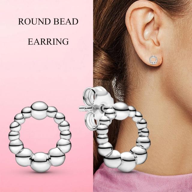 925 Серебряные серьги-гвоздики Женские модные серьги-гвоздики Ювелирные изделия