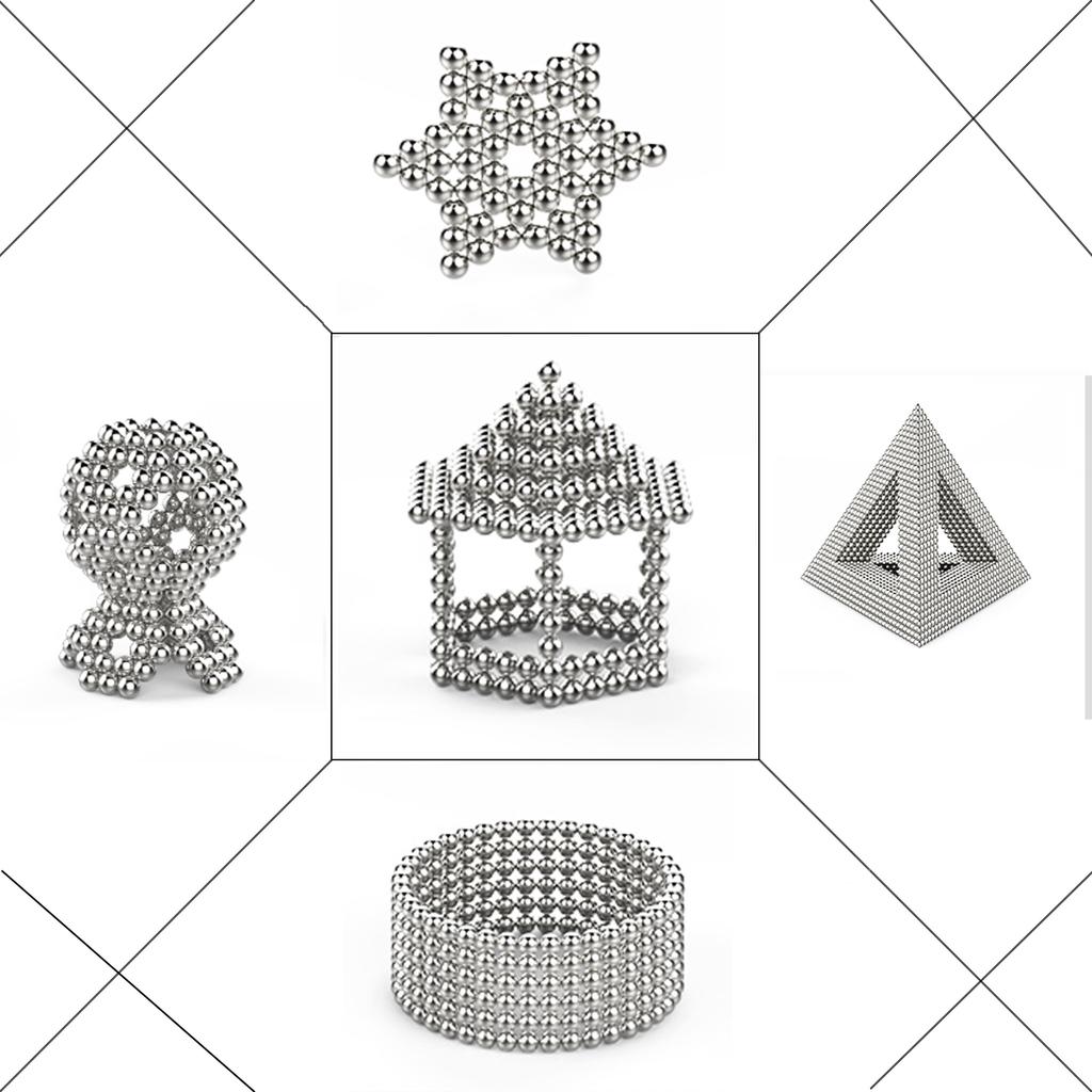 5 мм 1000 512 216 шт. магнитные шарики «сделай сам» для детей магнитные строительные блоки Buckyballs полихромные развлечения декомпрессия Neocube игрушки-головоломки