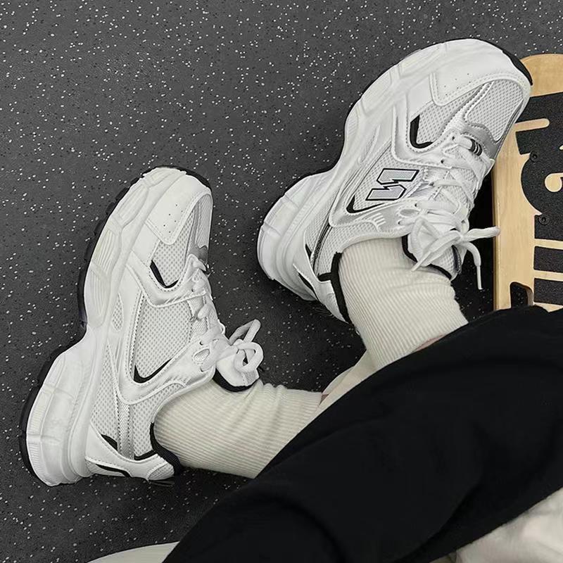 Popular Mesh Breathable Dad Shoes Women's Ins2024 New Summer Versatile Platform Student Leisure Sports Women's Shoes