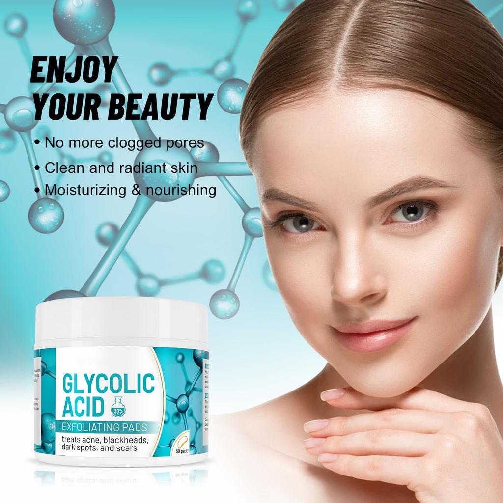 Dual-textured Facial Toning Pads For Exfoliation And Pore Reduction Contains Salicylic Suitable For All Skin Types
