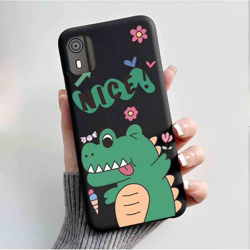 For Nokia C02 C12 C12+ Plus Case Luxury Butterfly Flower Black Soft Silicone TPU Phone Case For NOKIA C12 Pro Back Cover Casing