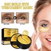 24K Gold Eye Mask Dilute Eye Bag Firming Lift Hydrating Eye Mask Removes Fine Lines Around The Corner Anti-aging Eye Care