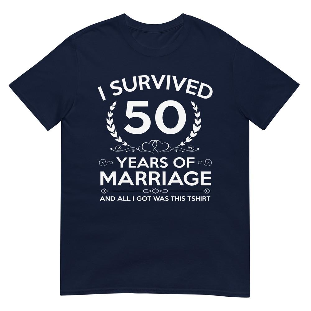 50th Wedding Anniversary Gifts Couples Husband Wife 50 Years TShirt