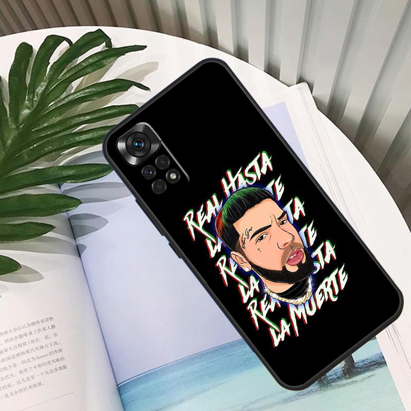 Anuel AA Real Hasta La Muerte Phone Case For Xiaomi Redmi Note 12 11 10 8 9 Pro Note 9S 10S 11S Redmi 9C 12C 9T 10C Cover