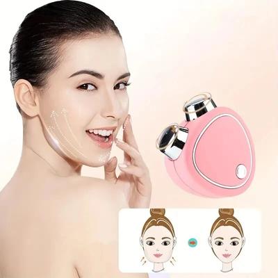 Микротоковая косметическая машина, портативный мини-массажер для похудения лица, ЭМС, деликатный контурный лифтинг, укрепляющий кожу лица