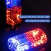 Flashing Police Shoulder Clip Light Safety Patrol LED Shoulder Warning Lamp Bike Tail Lamp  Doorman