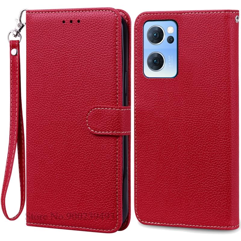 Чехол Reno7 для OPPO Reno 7 4G, мягкий силиконовый чехол-кошелек из кожи, флип-чехол для OPPO Reno 7 5G, чехол для телефона Reno 7 Pro 5G, чехол Funda