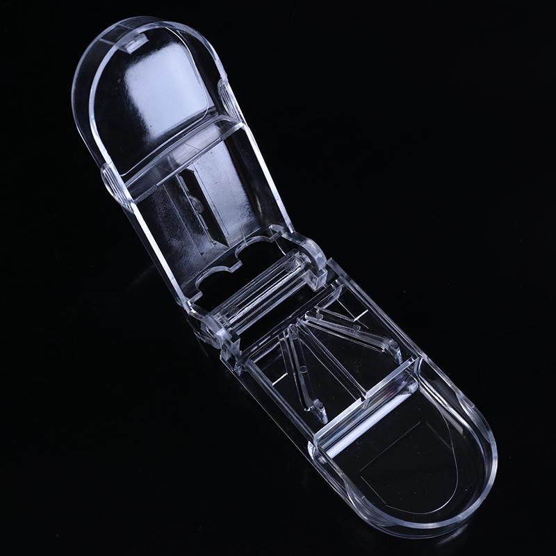 1 Pcs Pill Cutter Splitter Half Storage Compartment Box Medicine Tablet Holder