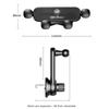 Gravity Phone Holder Car Air Vent Mobile Phone Mount Metal Stand Auto Interiors For Alfa Romeo 4C 159 166 Spider Giulia 156 Mito