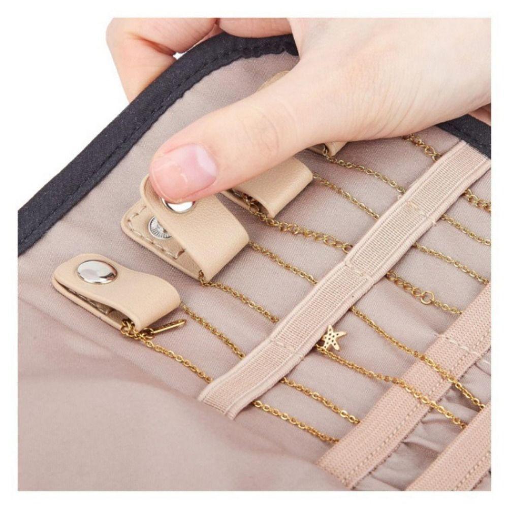 Fashion Travel Jewelry Storage Bag Soft Necklaces Storage Pouch  Party Gift Supplies