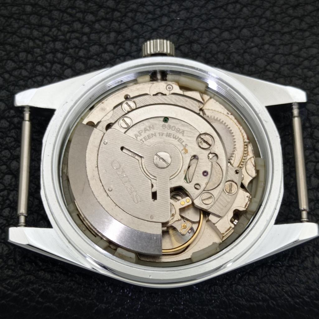 АВТОМАТИЧЕСКИЕ ВИНТАЖНЫЕ ОТРЕСТАВРИРОВАННЫЕ МУЖСКИЕ ЧАСЫ SEIKO 5 6309A ЯПОНИЯ СИНЕГО ЦВЕТА a440816-4