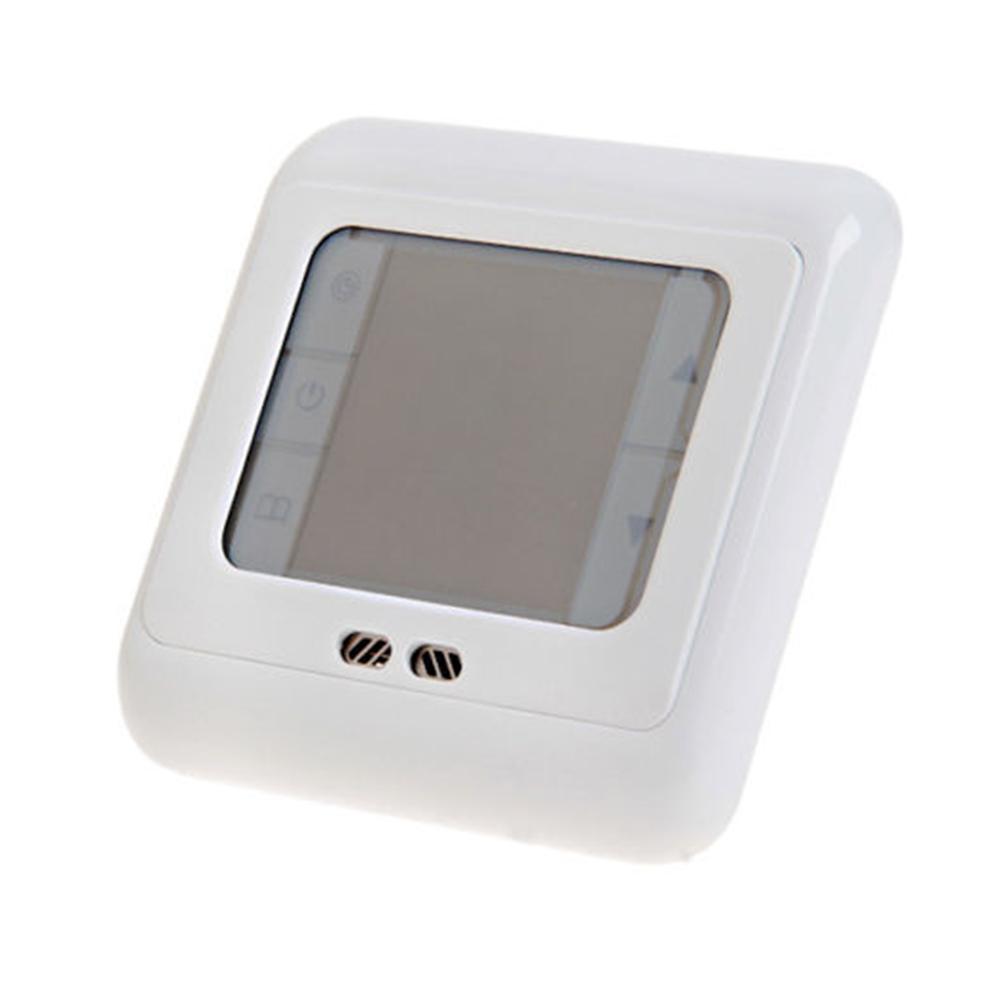 Touch Screen White Digital Thermostat Programmable Temperature Controller Heating Thermoregulator Intelligence