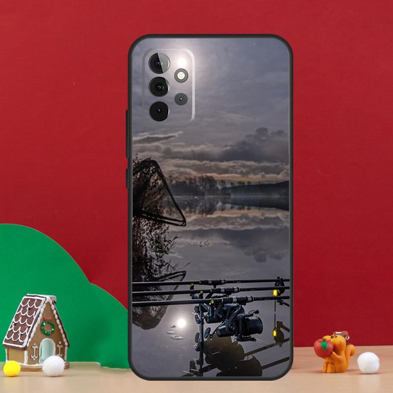 Carp Fish Fishing Rod Case For Samsung Galaxy A56 A33 A13 A36 A23 A52 A32 A12 A54 A34 A14 A16 A53 A15 A35 A55 A17