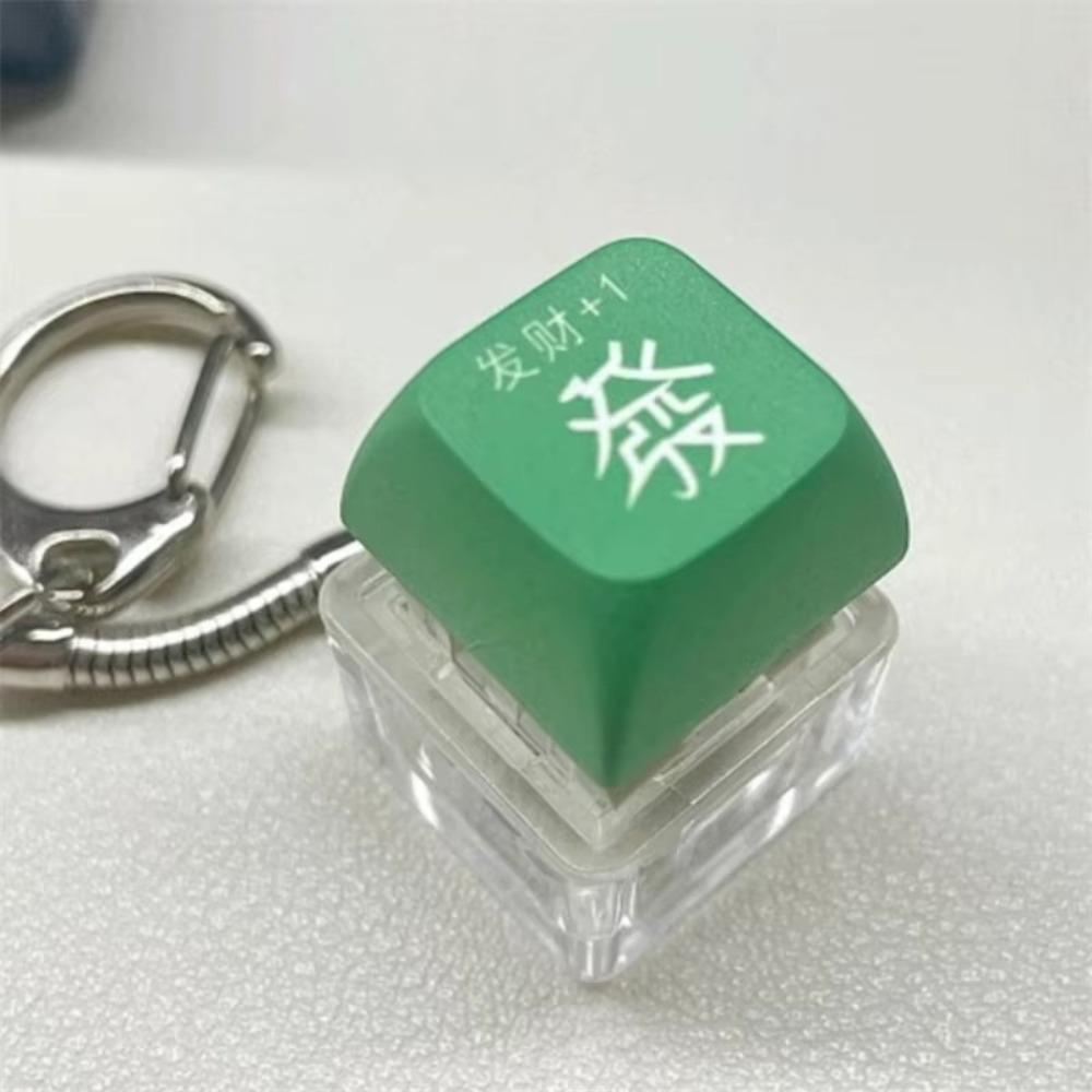 Button Cap Keycap Pendant Led Light Keycap Fidget Keychain New Finger Keyboard Gift