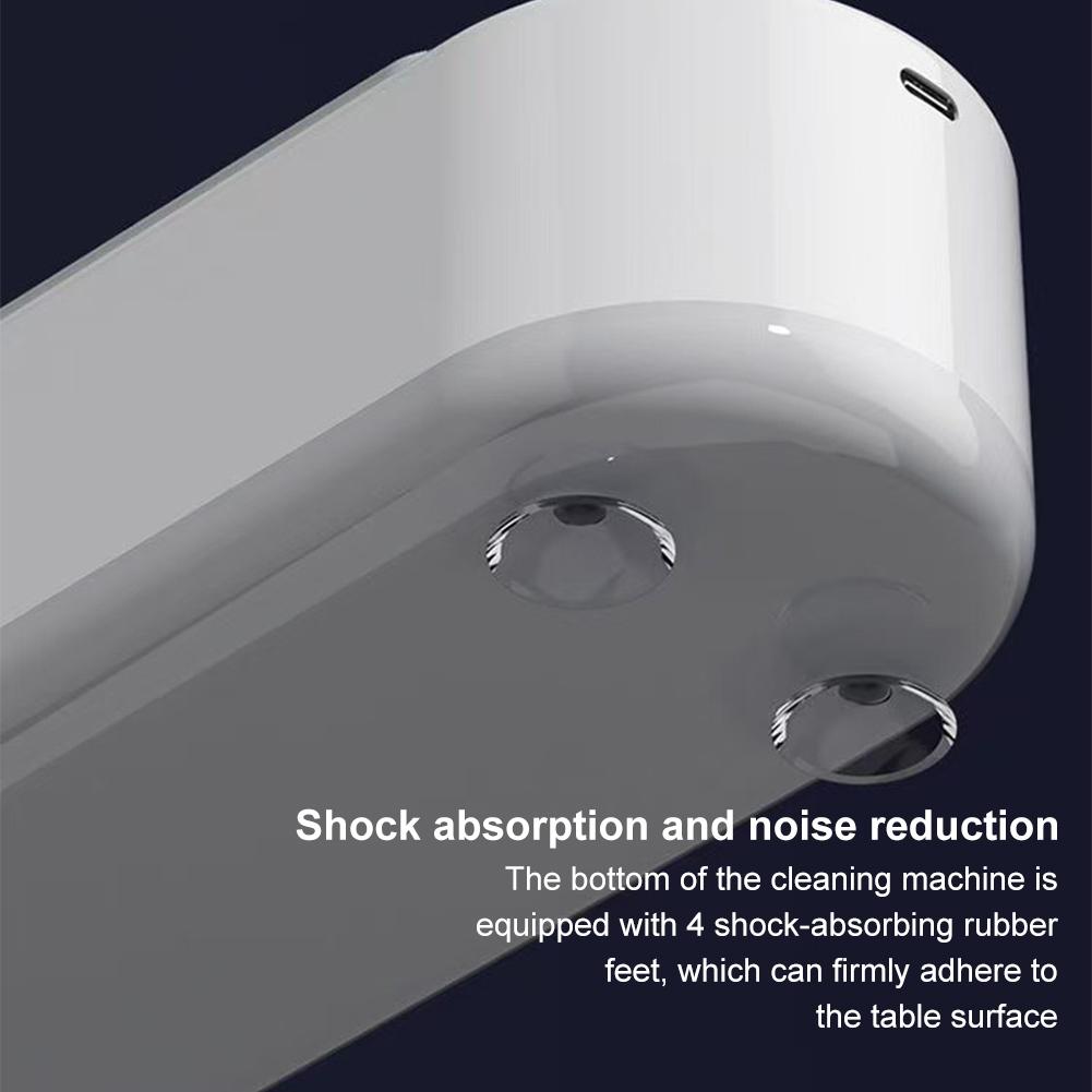 Ultrasonic Jewelry Cleaner Rechargeable Cleaning Machine Glasses Cleaner for Eyeglasses Rings Necklaces Denture