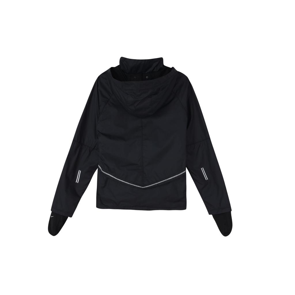 Nike Куртка с длинным рукавом и капюшоном с логотипом, женская верхняя одежда, черная CU3386-010