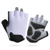 Half-Finger Leather Gym Gloves Cycling Yoga Fitness Outdoor Sports Anti-Slip Breathable Touchscreen Compatible Use