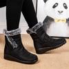 Waterproof Women's Winter Boots Women Snow Boots Faux Fur Warm Ankle Boots Women Thicked Plush Non-Slip Cotton Boots Woman