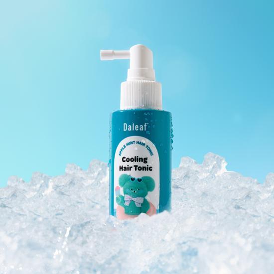 Daleaf Cooling Hair Tonic Wasabi Bear Exclusive Special (100ml + 50ml + Mirror Key Ring Gift)