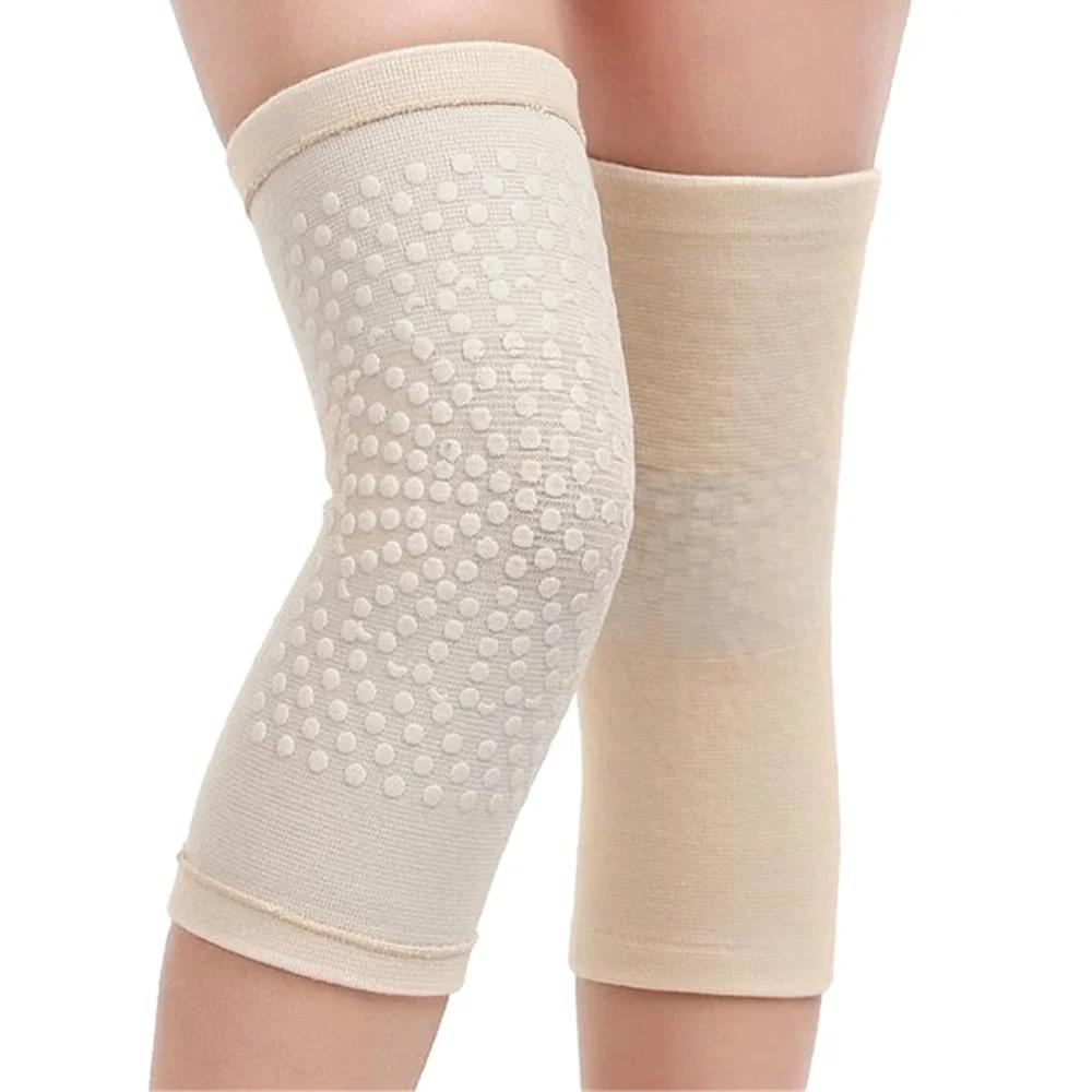 1Pair Self Heating Support KneePad Knee Brace Warm for Arthritis Joint Pain Relief Injury Recovery Belt Knee Massager Leg Warmer