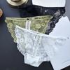 Ladies Spring and Summer Sexy Lace Trousers High Split Split Underwear
