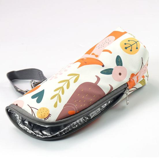 Сумка-термос для детской бутылочки, портативный подогреватель для бутылочек для кормления, термо-сумка для переноски детской бутылочки с ремешком, сохраняет бутылочки теплыми для ежедневных прогулок, путешествий