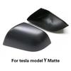 For Tesla Model 3 Model Y Original Rearview Mirror Cover Real Carbon Fiber Rear View Mirror Shell Auto Styling Protector Part