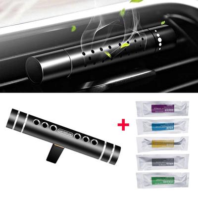 Автомобильные освежители воздуха с 5 ароматами, твердая парфюмерная палочка, вентиляционное отверстие, диффузор для духов, воздуховыпускное отверстие, зажим для ароматерапии, автоматический очиститель, аксессуары для салона автомобиля