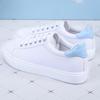 Женские кроссовки 2024 года, модные дышащие вулканизированные туфли из искусственной кожи на платформе, белые повседневные туфли на шнуровке Zapatos Mujer