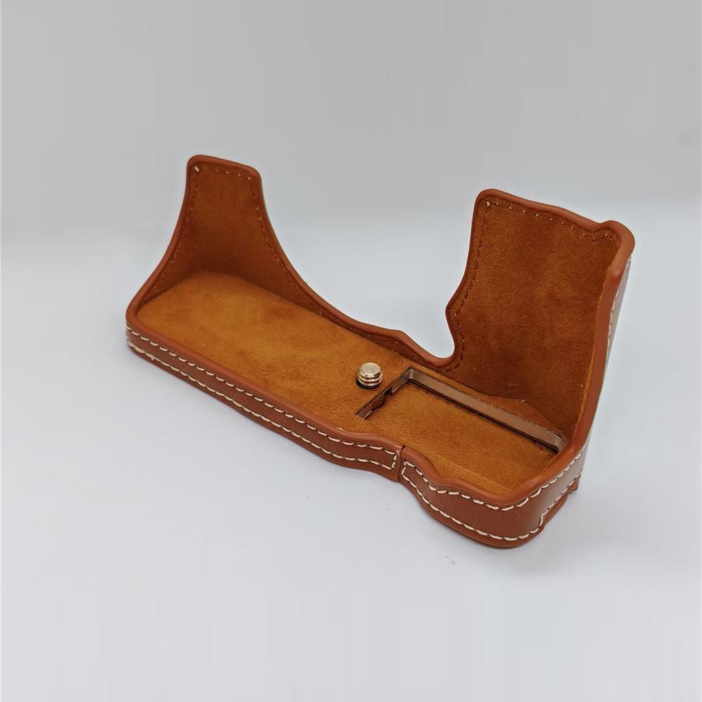 Получехол из ПУ кожи для камеры XM5 для Fujifilm XM5 Fuji X-M5 Крышка с отверстием для аккумулятора снизу