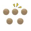 5PCS Cat Toys with Sound, Interactive Sisal Ball Kitten Scratching Ball Noisy Cat Toy Funny Pet Toys for Indoor Cats-Best Gift