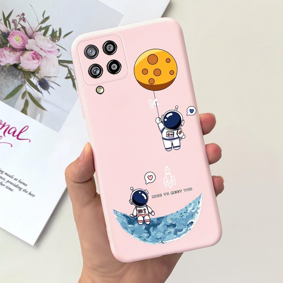 Для Samsung Galaxy A22 5G Чехол SM-A226B Задняя крышка Милый Астронавт Силиконовый Мягкий Чехол Для Samsung A22 4G A22s SM-A225F A 22 Para