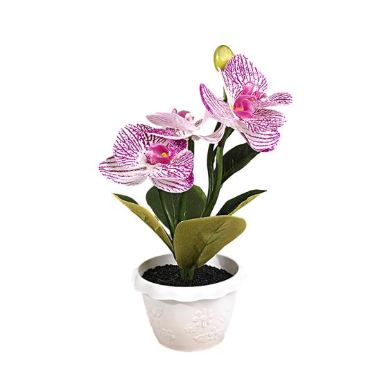 Поддельное растение в горшке, реалистичное моделирование цветов, яркие цвета, искусственная бабочка, орхидея, бонсай для украшения дома, секс-одежда для взрослых