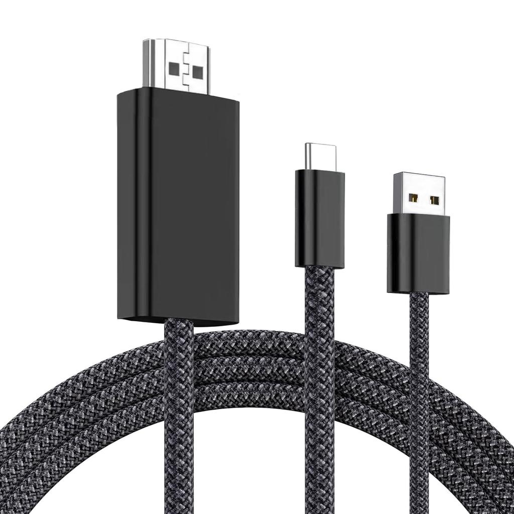 Кабель-переходник типа C в HDMI можно использовать, когда адаптер-переходник типа C HDMI 4K Видеовыход Thunderbolt AV Сменный адаптер Просмотр на большом экране