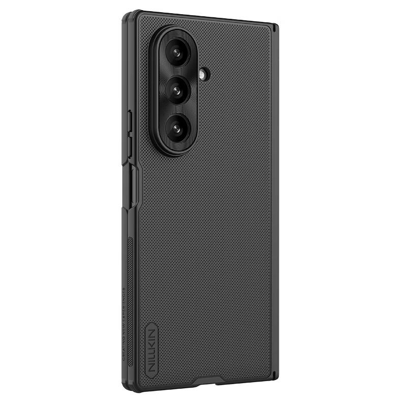 Hand Sweat KillerMagnetic Case for Samsung W26/Z Fold 7, Full Camera Protection, Shockproof, Matte Slim Protective Cover, Black