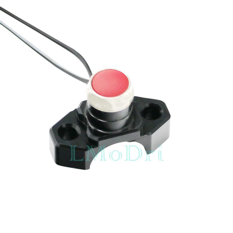 LMoDri переключатель для мотоцикла, кнопка самовозврата, крепление на руль, электрический пусковой сигнал, звуковой сигнал с ЧПУ