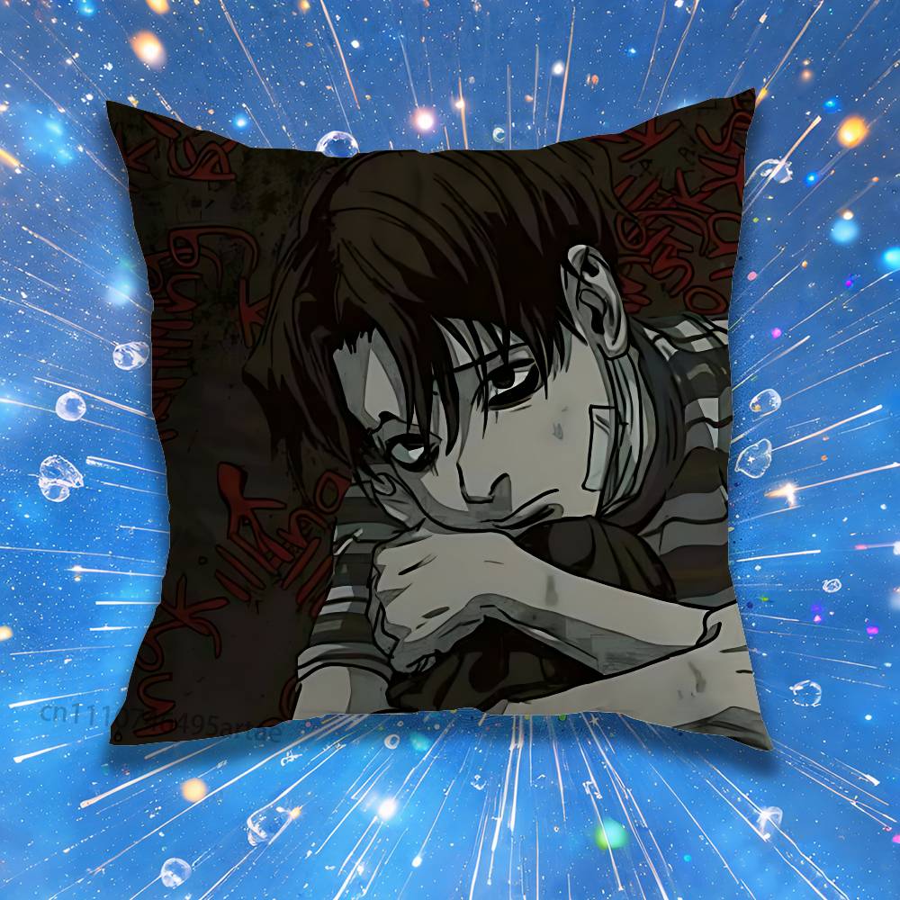 KKilling SStalking Korean Manga Pillow for Sofa Seat Chair DecorativeModern Home Decor Print Throw Cushion