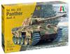 PLATZ Italeri 1/35 WWII German Sd.Kfz 171 Panther Ausf.A. Belt Track/6 Decals Included Plastic Model Kit IT0270 (Tank)