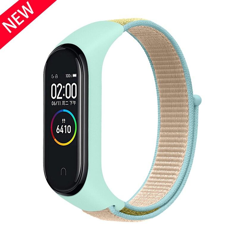 Nylon Strap for Xiaomi Mi Band 6 5 3 4 Bracelet Wristband Sports Breathable Bracelet For Miband 6 4 3 5 Replacement Strap