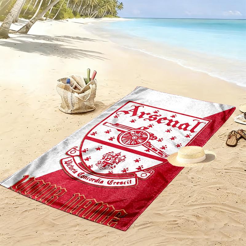 Custom Name Arsenal ARSENAL Print Beach Towel, Large Soft Quick Dry Towel for Beach Camping Swimming_xia
