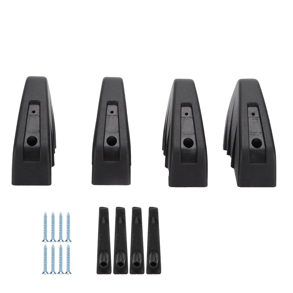 4 шт. задний бампер, спойлер, защитная накладка, черная, сменная, универсальная