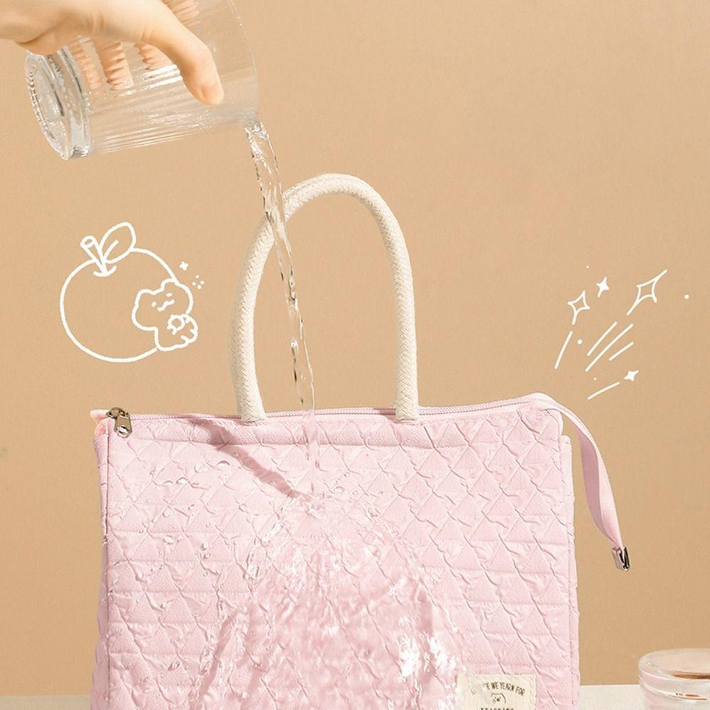Large Capacity Storage Bags Nylon Meal Bag Grocery Bag Tote Bag Lunch Box Lunch Bag Lunch Organizer