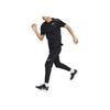 Nike Спортивные брюки Dri-Fit с принтом из нескольких логотипов, свободного кроя, с манжетами, мужские, черные FN3362-010