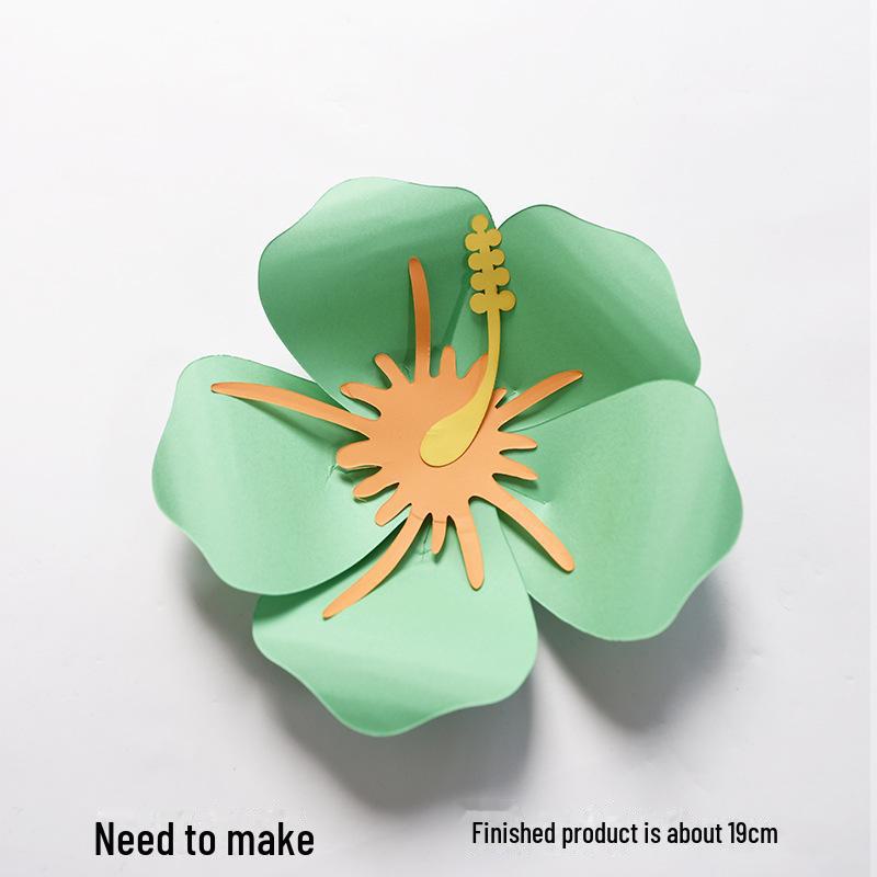 Декор стен в виде листьев и цветов в скандинавском стиле для школьных классов, торговых центров и детских комнат