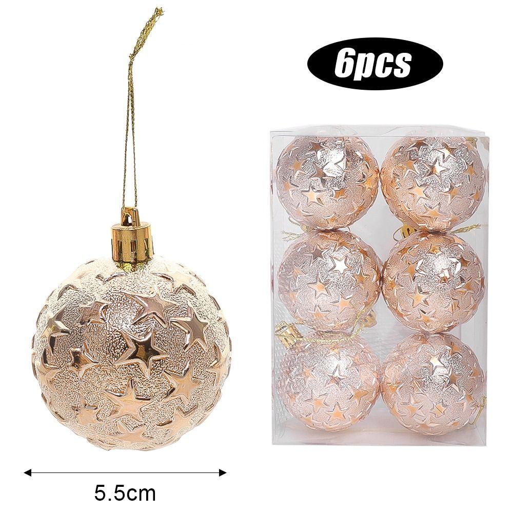 Милый рождественский шар-украшение Starc с гальваническим покрытием, ПВХ, подвеска, рождественский подарок, рождественские подвесные украшения для елки